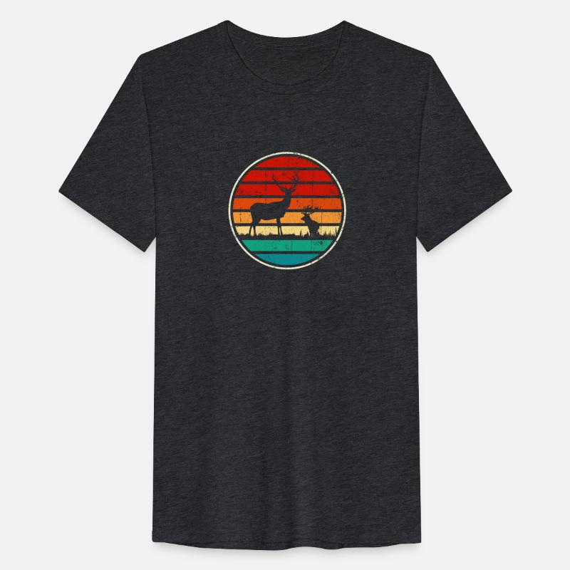 Deer sunset