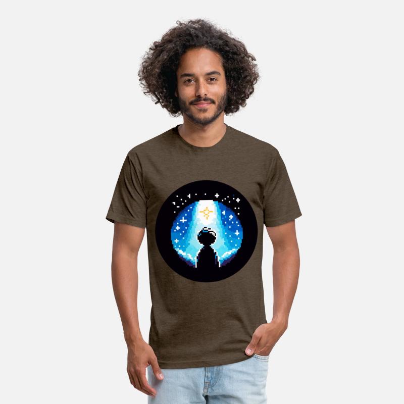 Digital Night Sky - 8-Bit Childhood Dreams