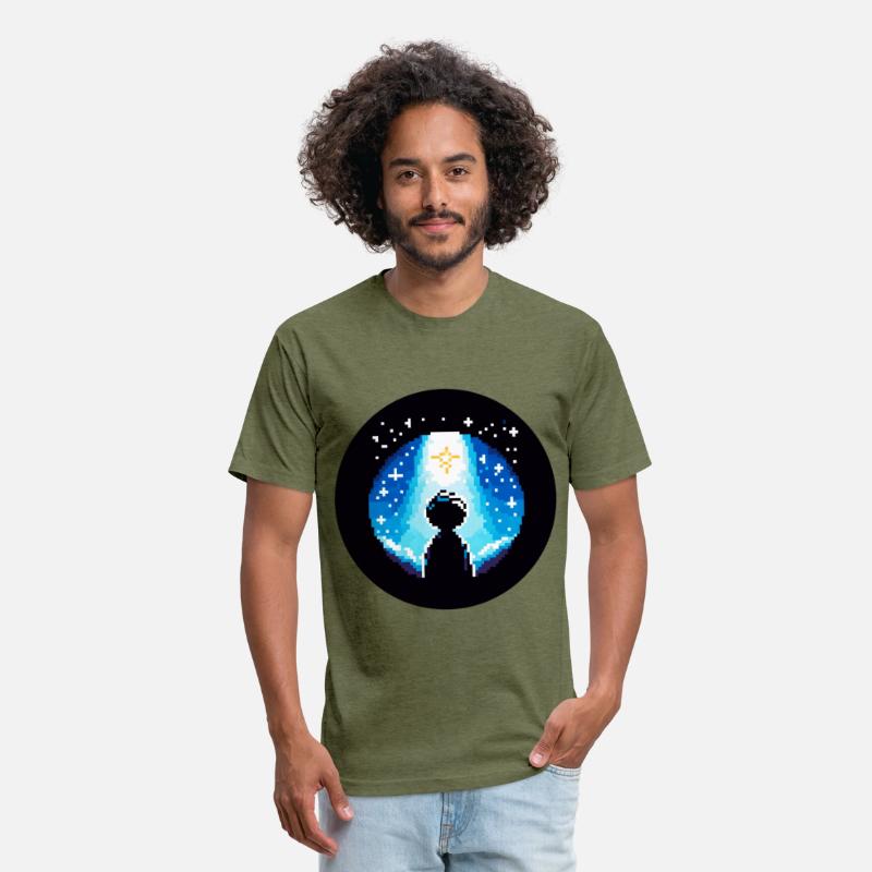 Digital Night Sky - 8-Bit Childhood Dreams
