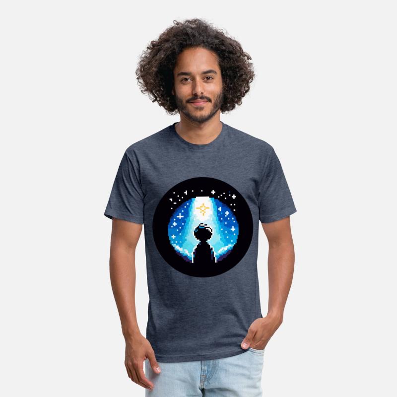 Digital Night Sky - 8-Bit Childhood Dreams