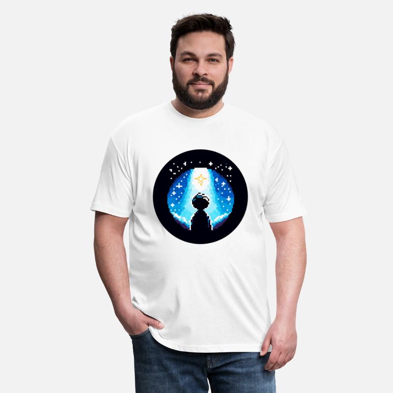 Digital Night Sky - 8-Bit Childhood Dreams