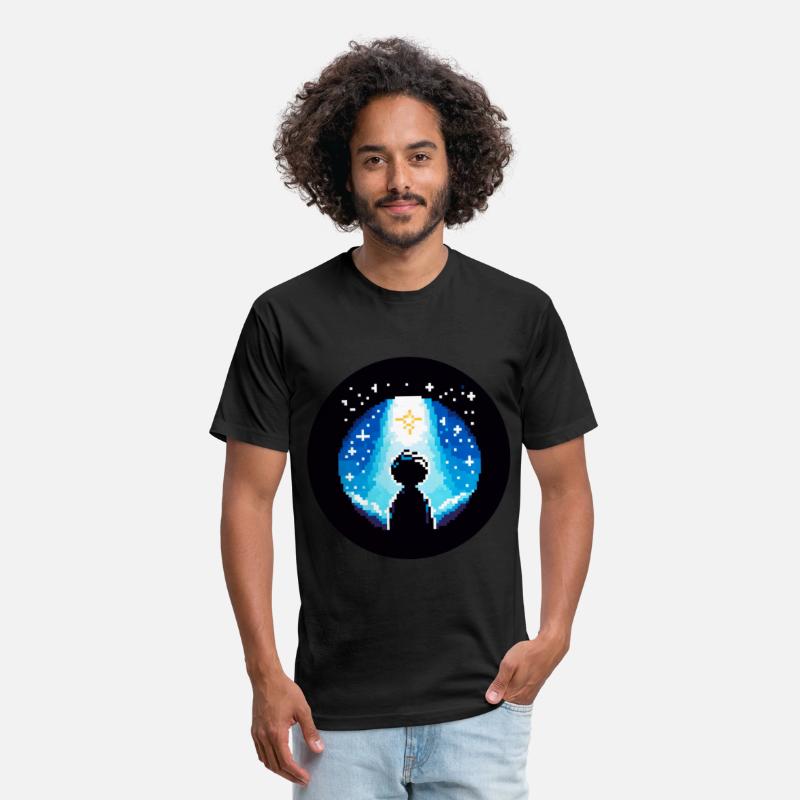 Digital Night Sky - 8-Bit Childhood Dreams