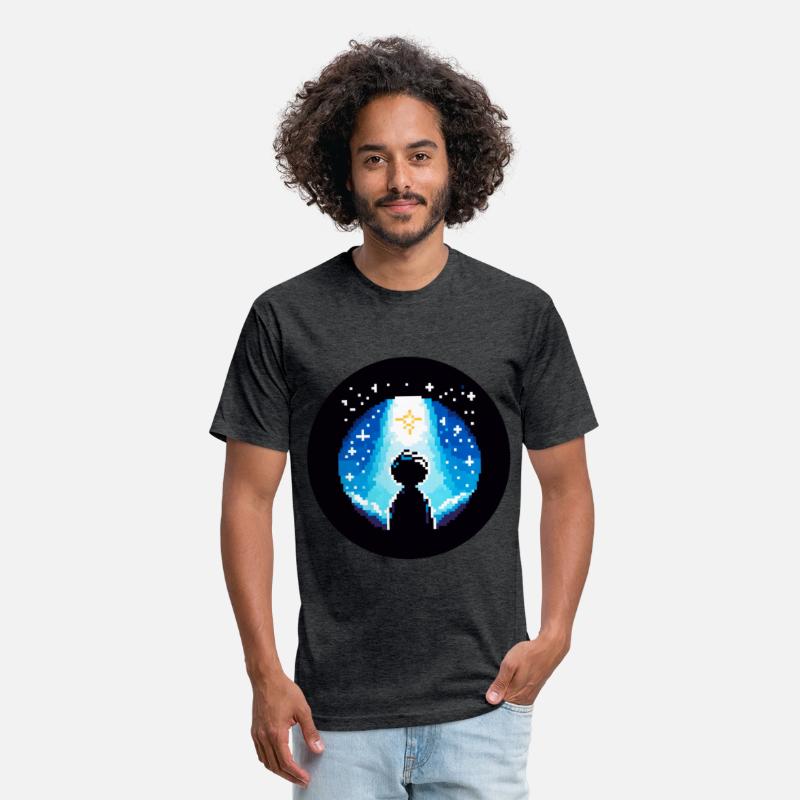 Digital Night Sky - 8-Bit Childhood Dreams