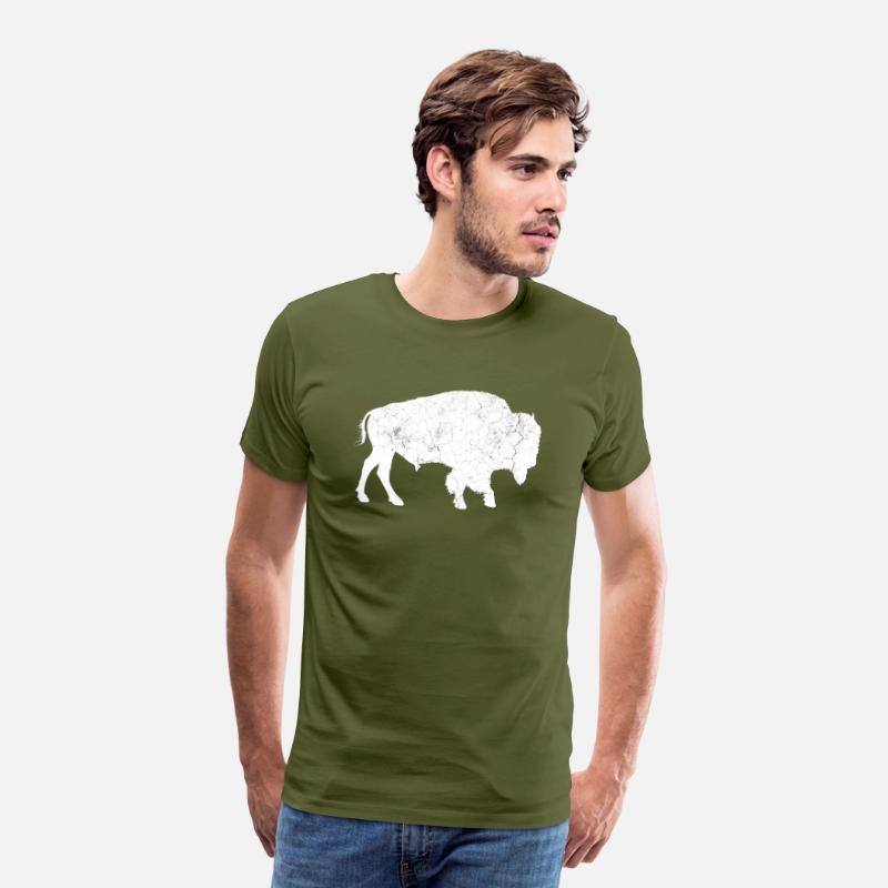 Distressed Buffalo Bison Animal