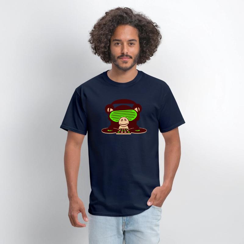 DJ Club Disco Music Party Funny Monkey Chimpanzee