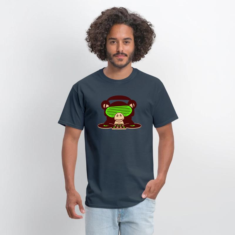 DJ Club Disco Music Party Funny Monkey Chimpanzee