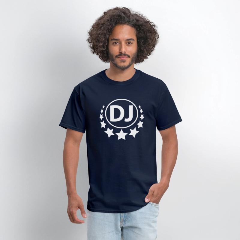 DJ Deejay Star Dance Club Disco Music Party Logo