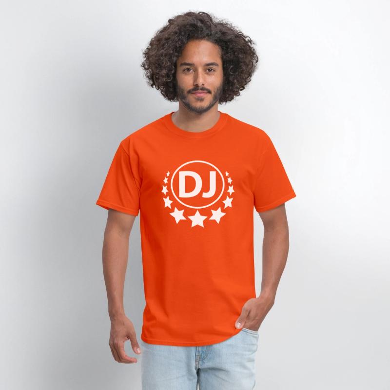 DJ Deejay Star Dance Club Disco Music Party Logo