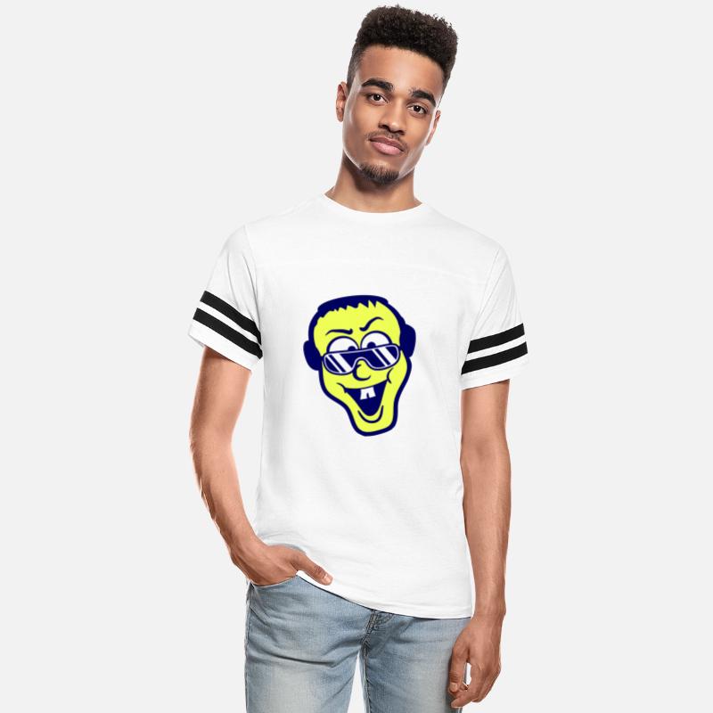 DJ Party Cool Guy Head Cheeky Happy Laughing Face