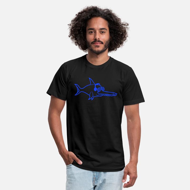 DJ Swordfish Shark Fish Headphone Music Club Party