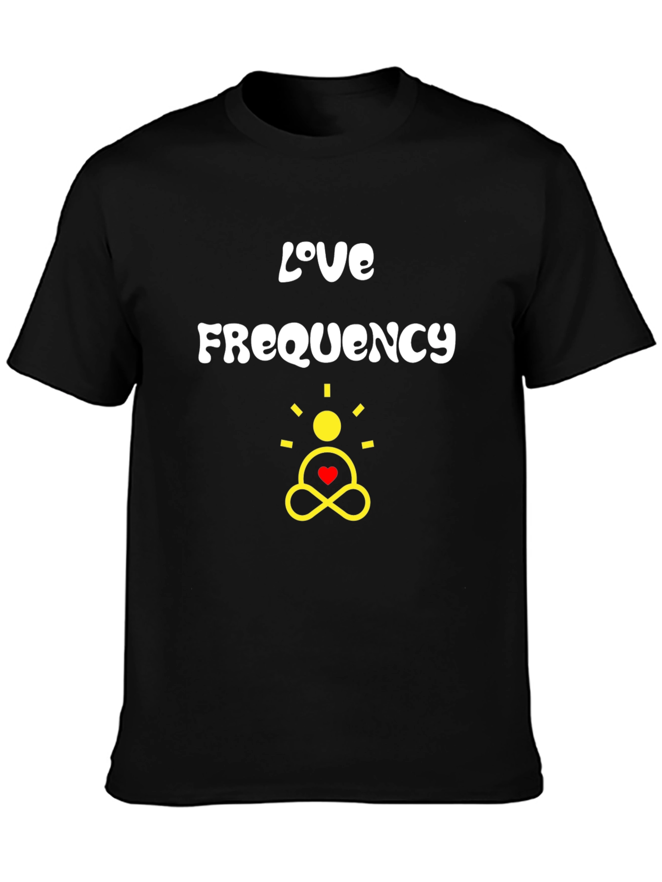 Love Frequency Graphic Tee - Black