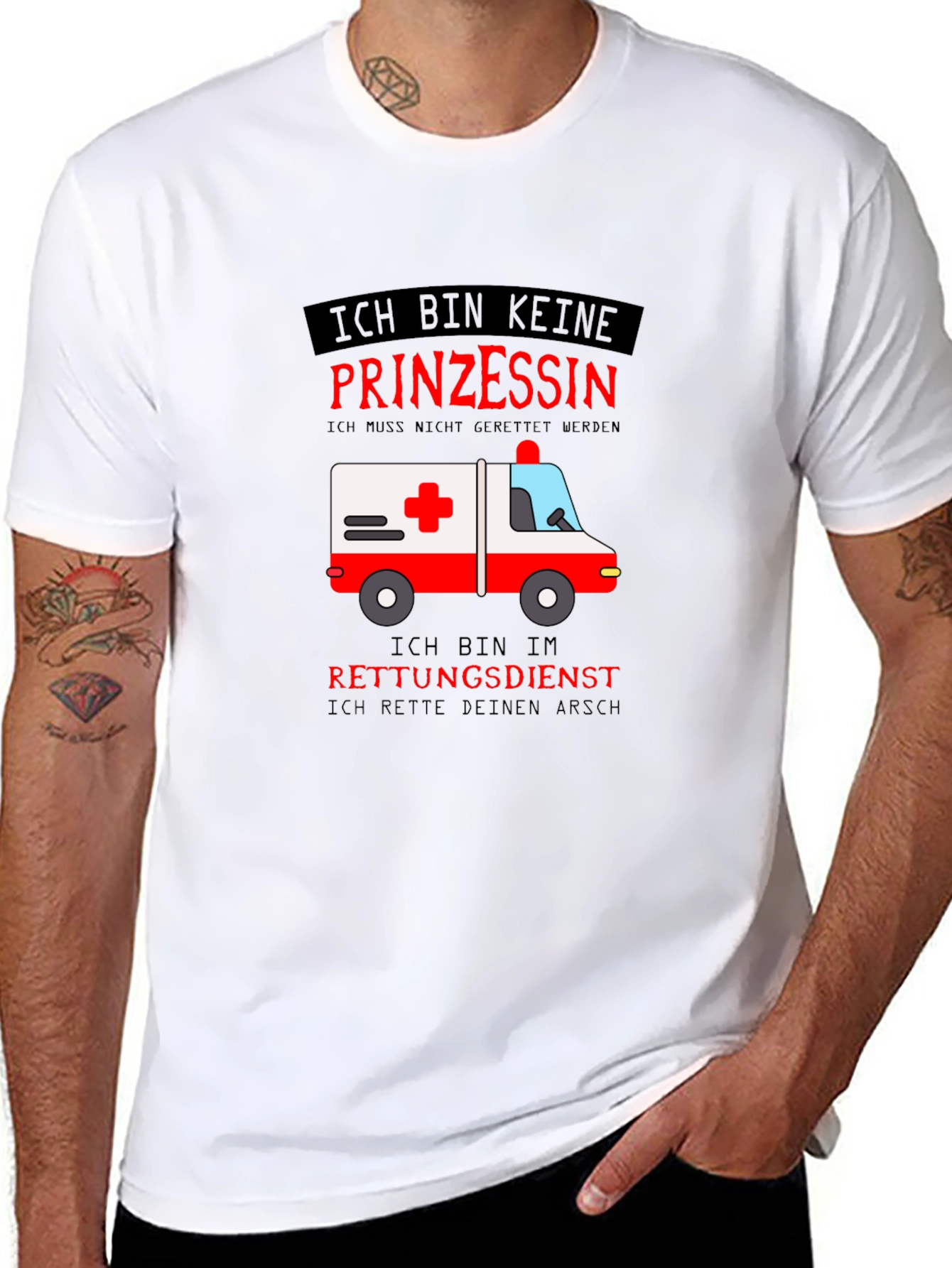 Ich Bin Keine Prinzessin Rescue T-Shirt