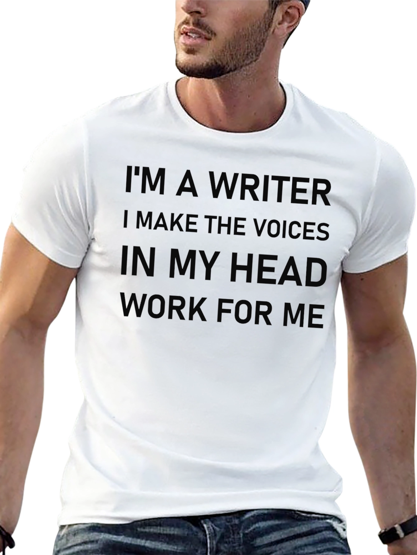 Writer Humor T-Shirt - Voices in My Head