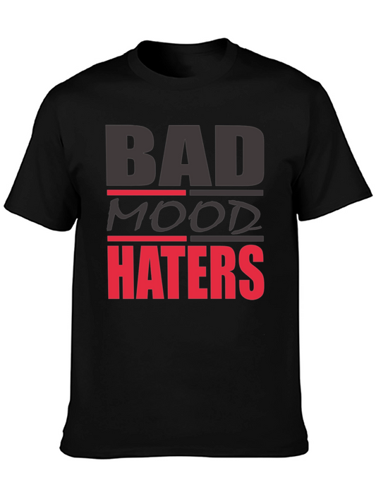 Bad Mood Haters Graphic Tee - Black T-Shirt