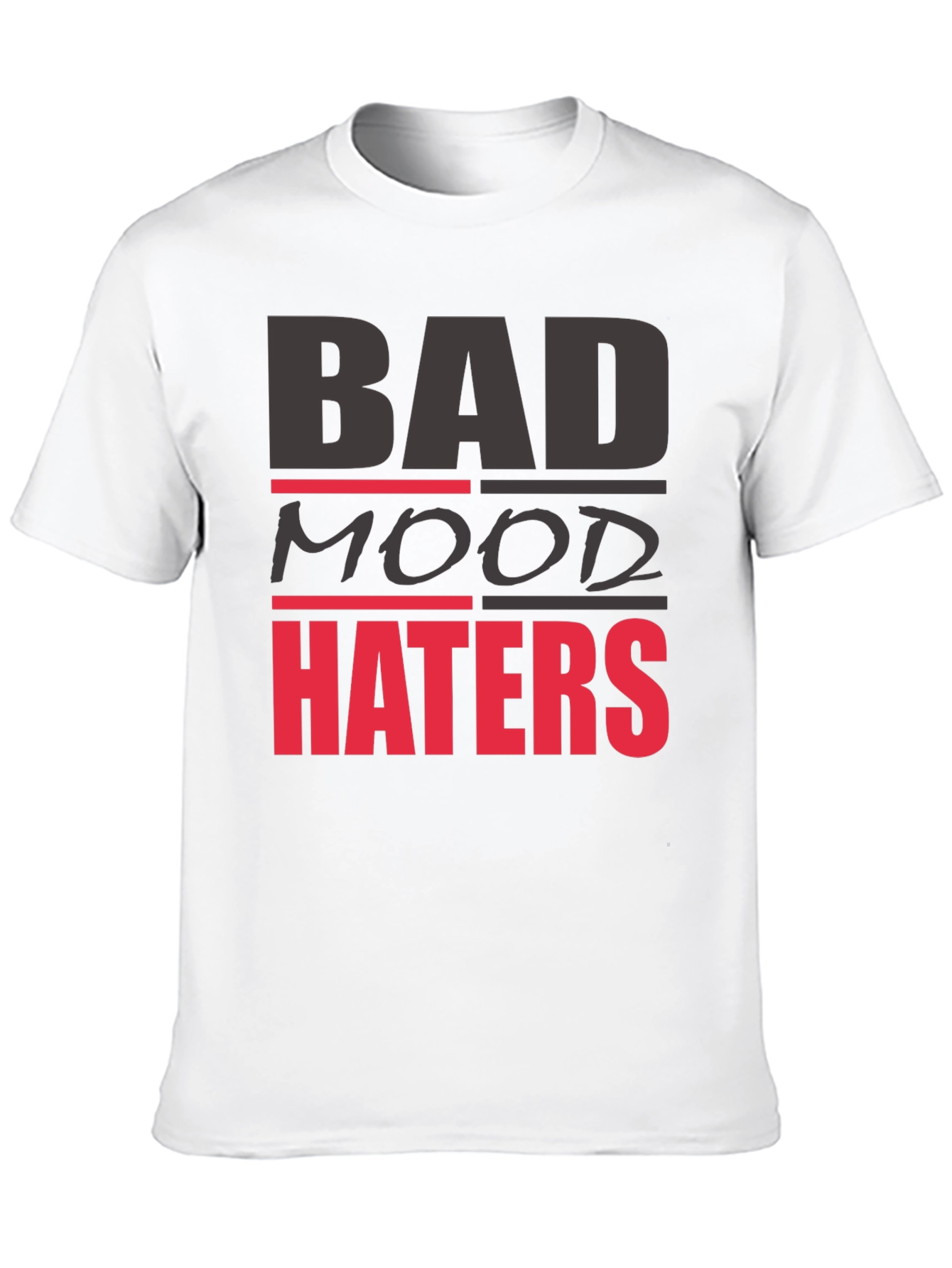 Bad Mood Haters Graphic Tee - Black T-Shirt