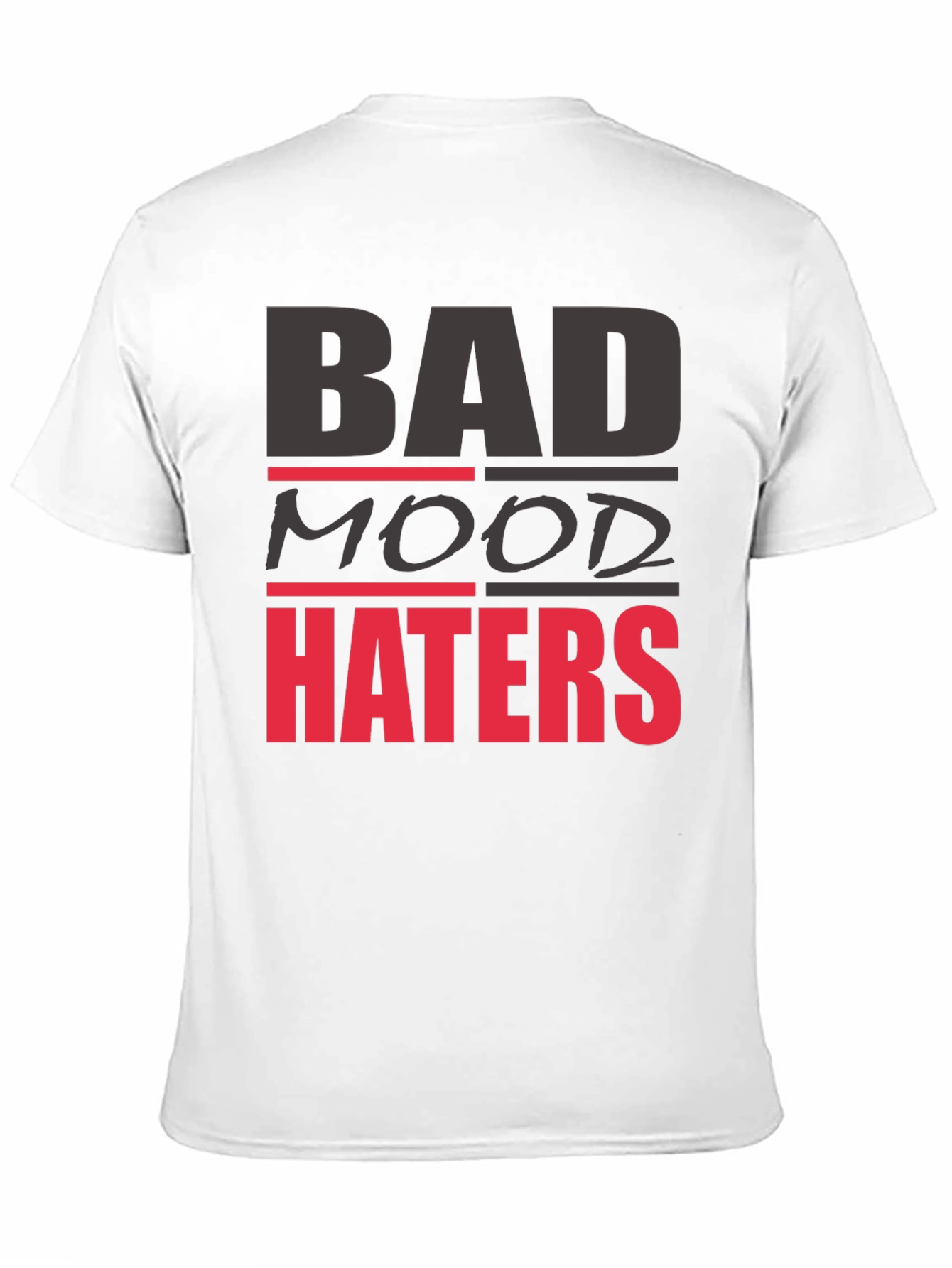 Bad Mood Haters Graphic Tee - Black T-Shirt