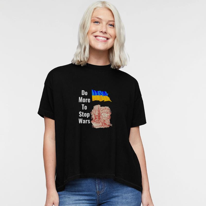 Do more to stop wars Tri blend
