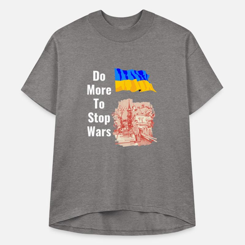 Do more to stop wars Tri blend