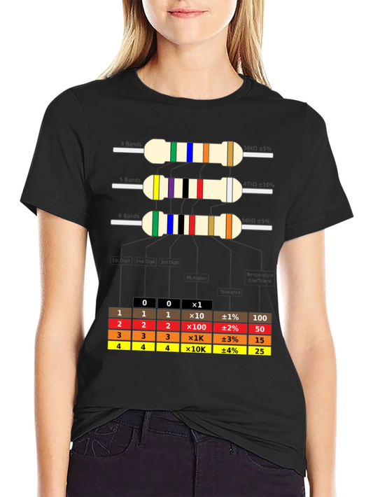 Resistor Color Code T-Shirt