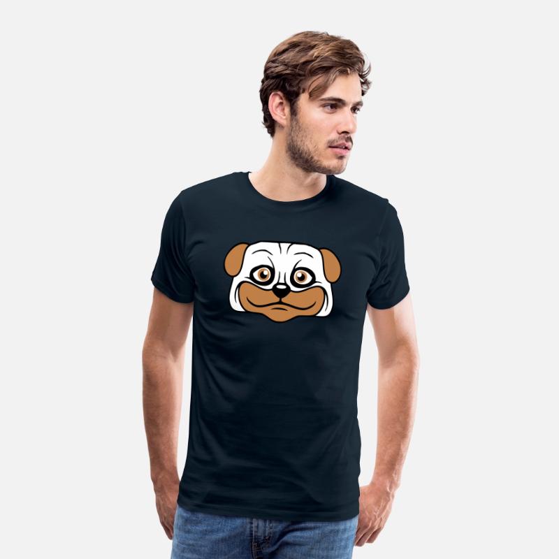 Dog Pug Small Cute Thick Lovely Happy Comic Fun