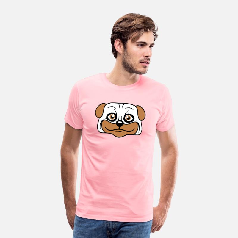 Dog Pug Small Cute Thick Lovely Happy Comic Fun