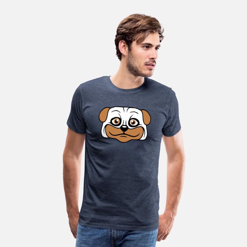 Dog Pug Small Cute Thick Lovely Happy Comic Fun