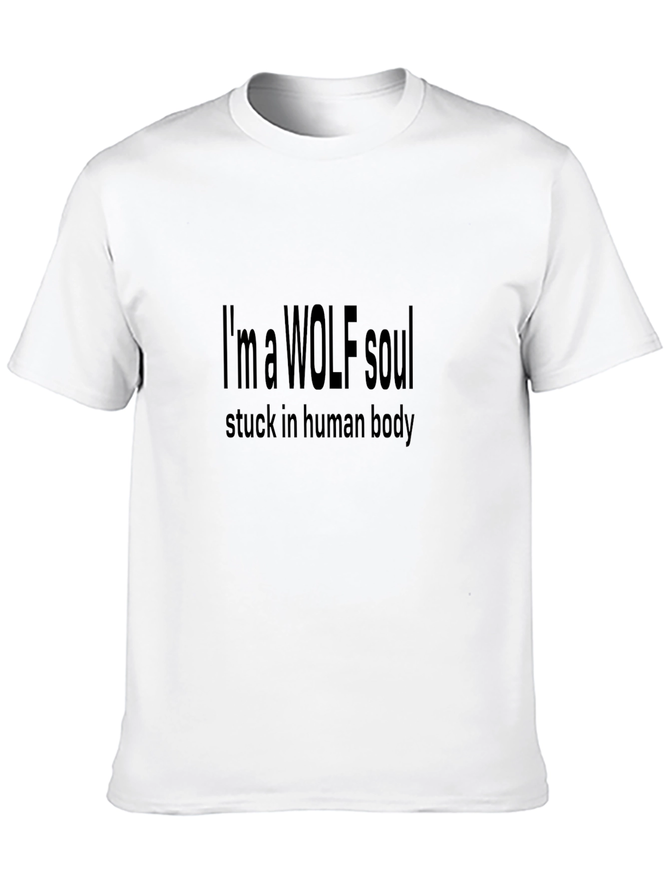 Wolf Soul Graphic Tee - Black
