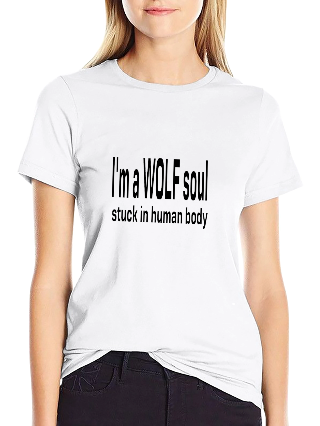Wolf Soul Graphic Tee - Black