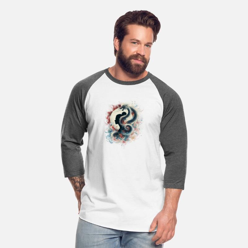 Dragon and Woman Silhouette Art