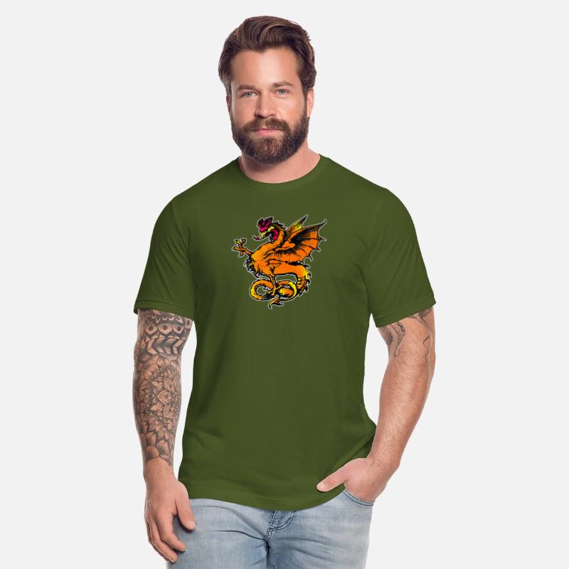 dragon with a rooster face