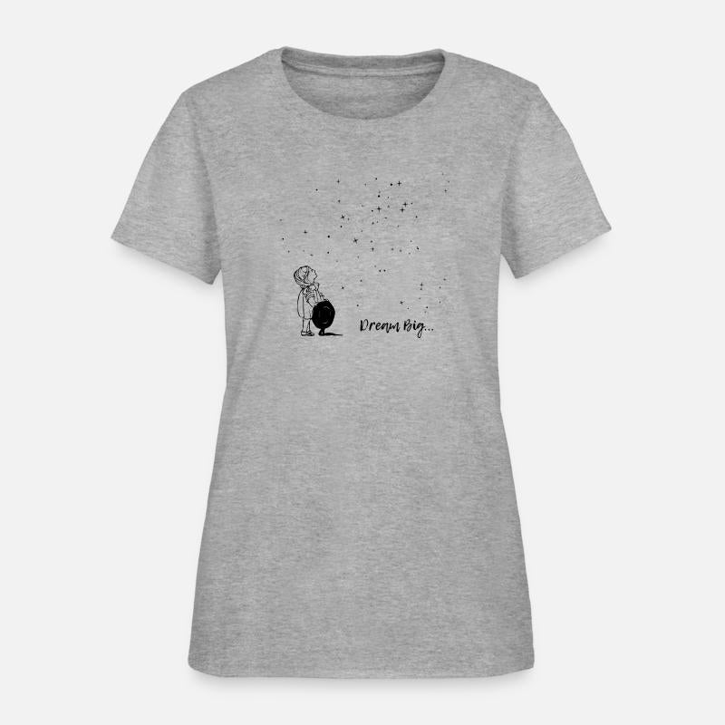 Dream Big - Little Girl is watching the stars