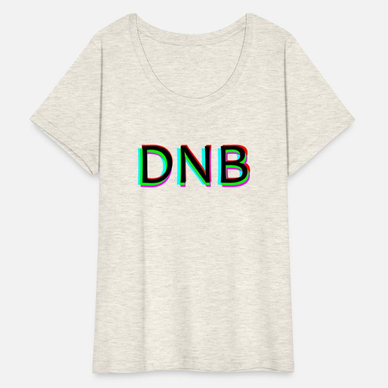Drum & Bass Anaglyph Rave - DNB Raving Tee
