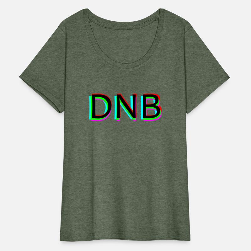 Drum & Bass Anaglyph Rave - DNB Raving Tee
