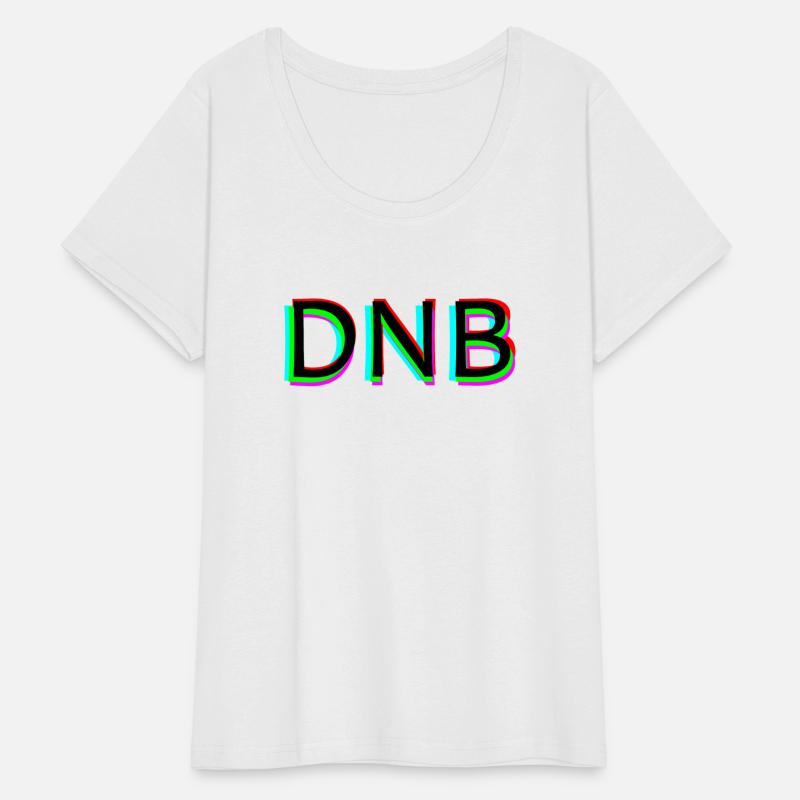 Drum & Bass Anaglyph Rave - DNB Raving Tee