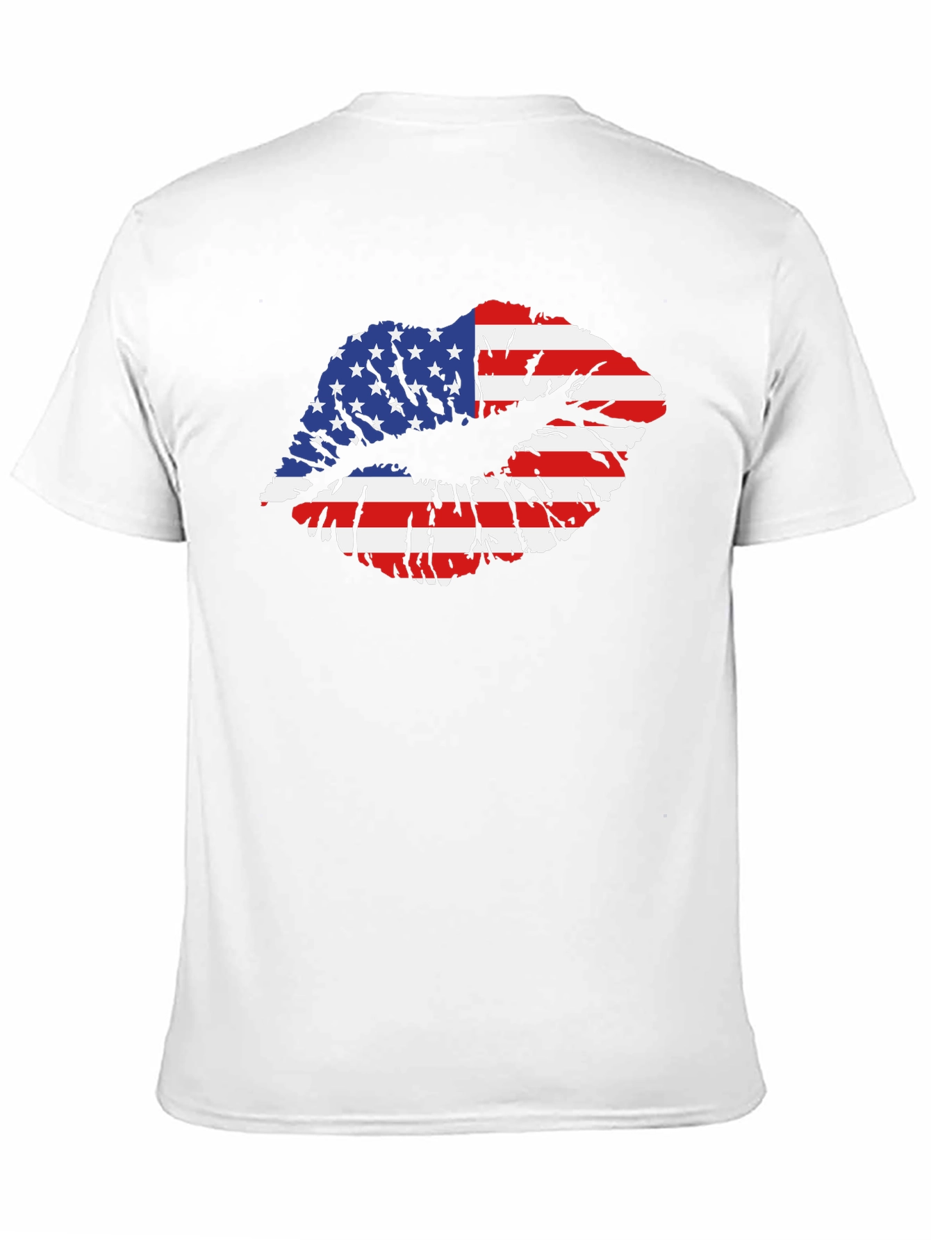 USA Flag Lips T-Shirt