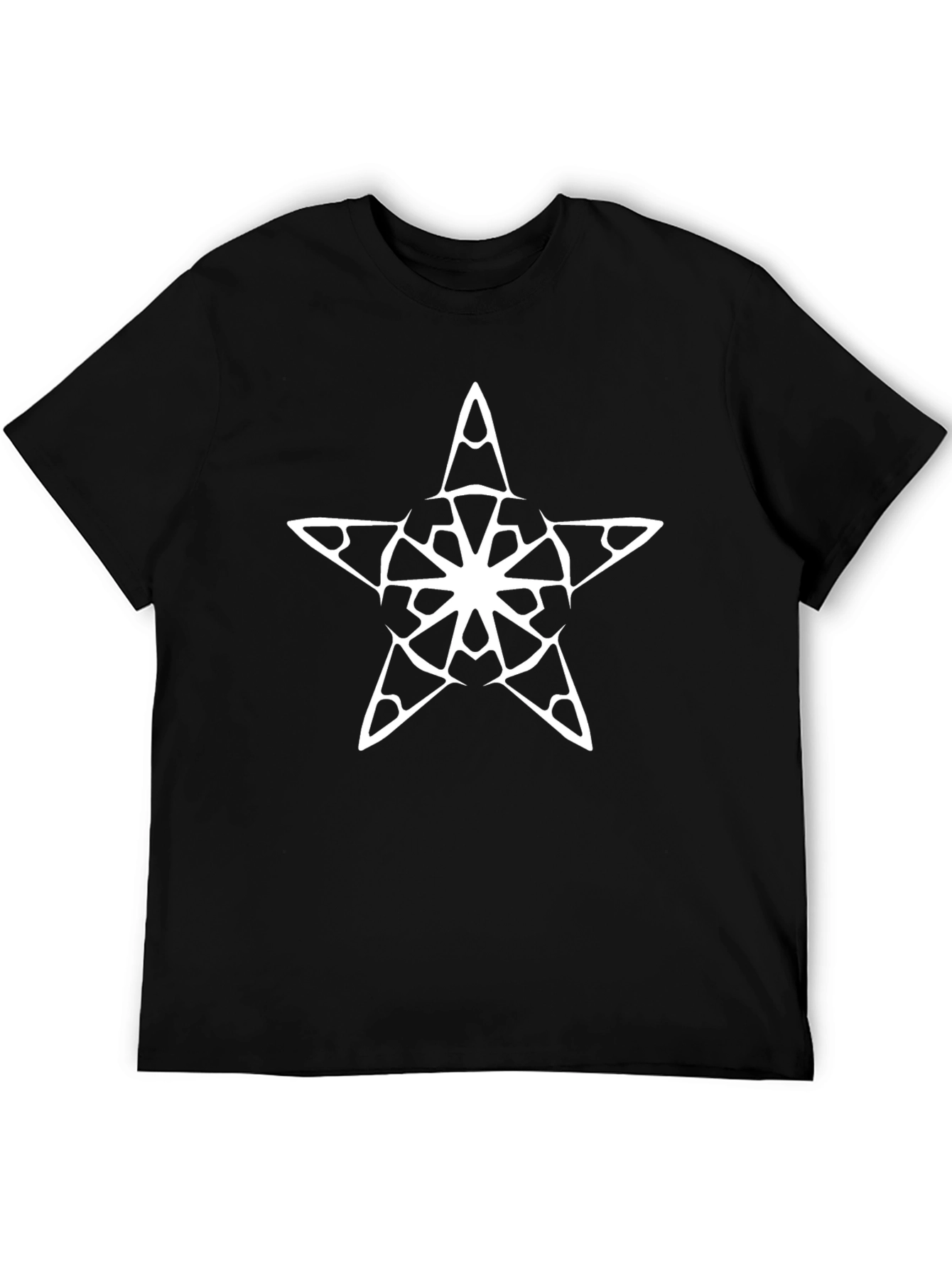 Star Mandala Black T-Shirt