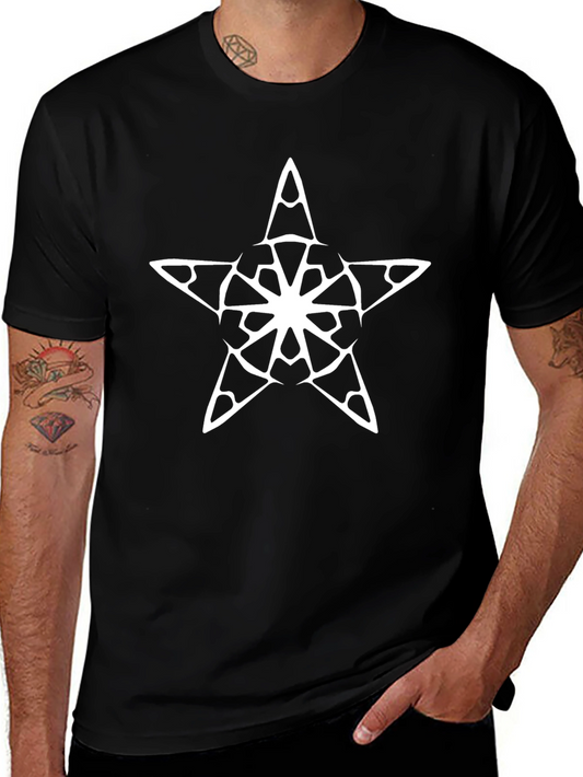 Star Mandala Black T-Shirt