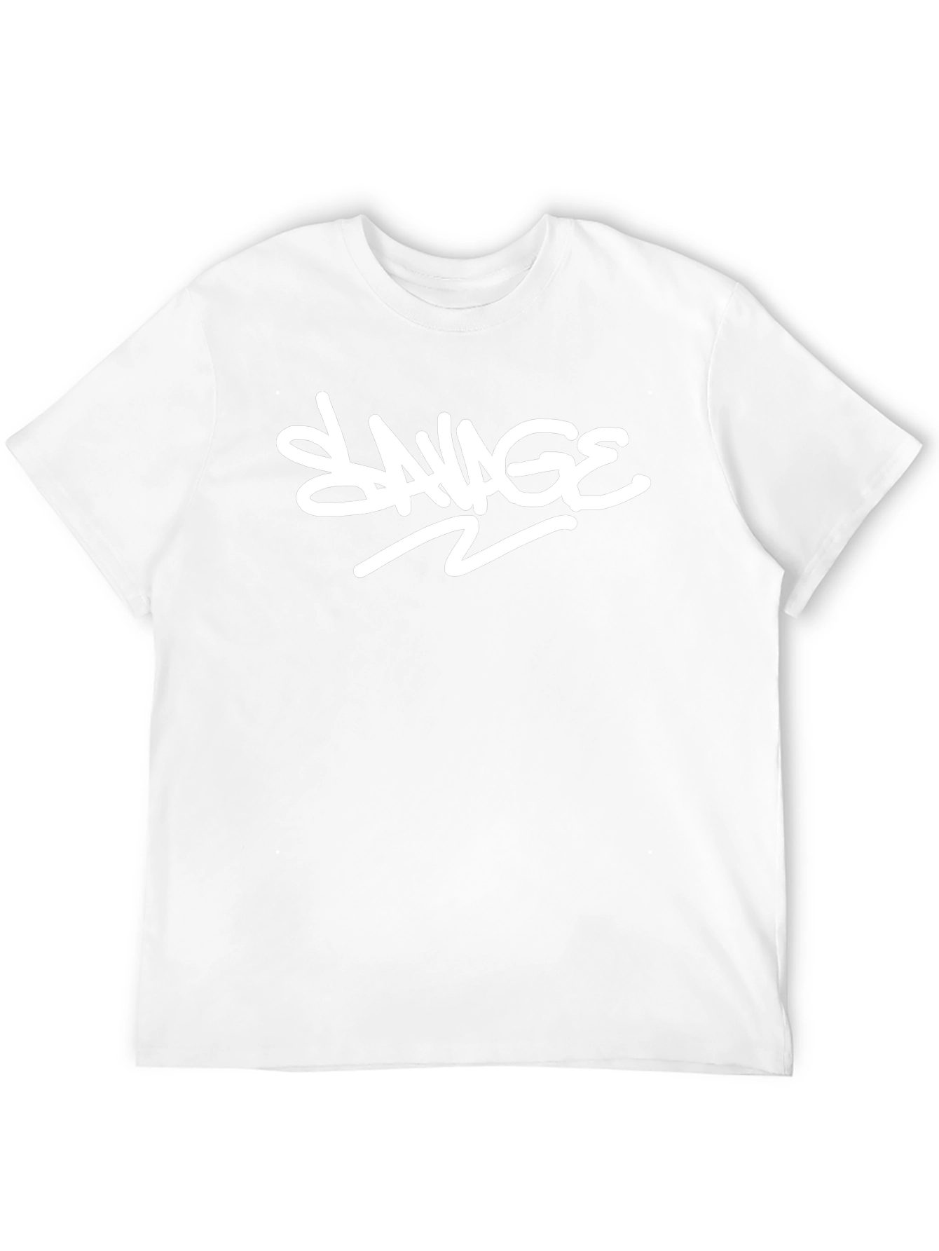 Savage Graphic Print Black T-Shirt