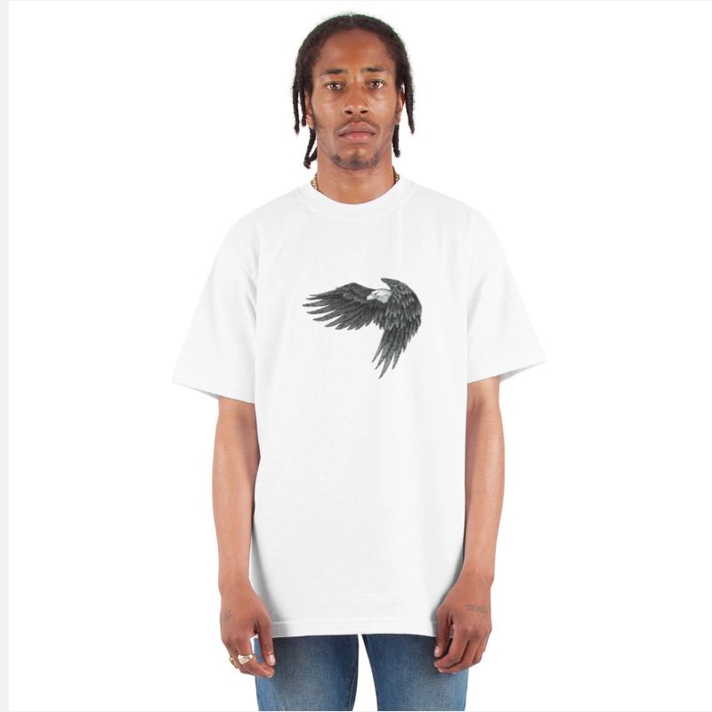 Eagle predatory bird fly shape tatoo wildlife cool