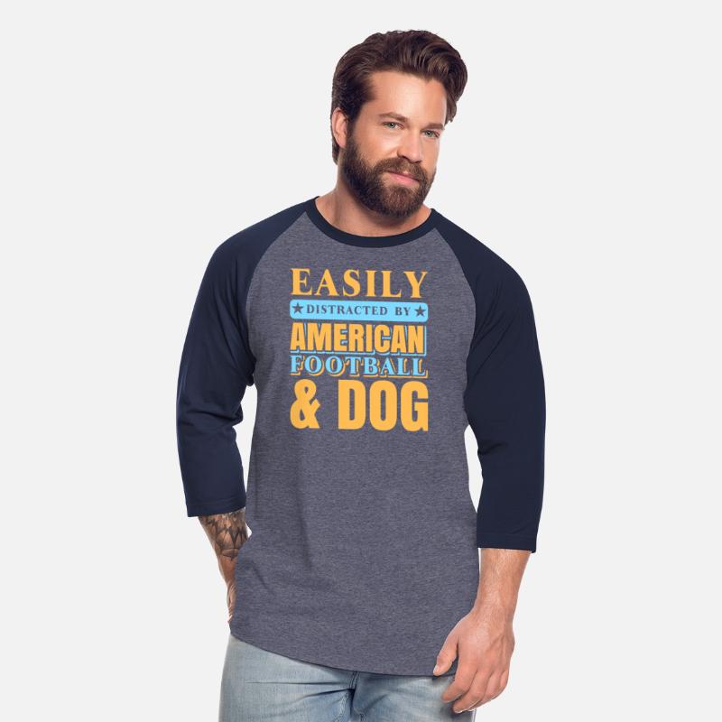 Easily Distracted By American Football and dog