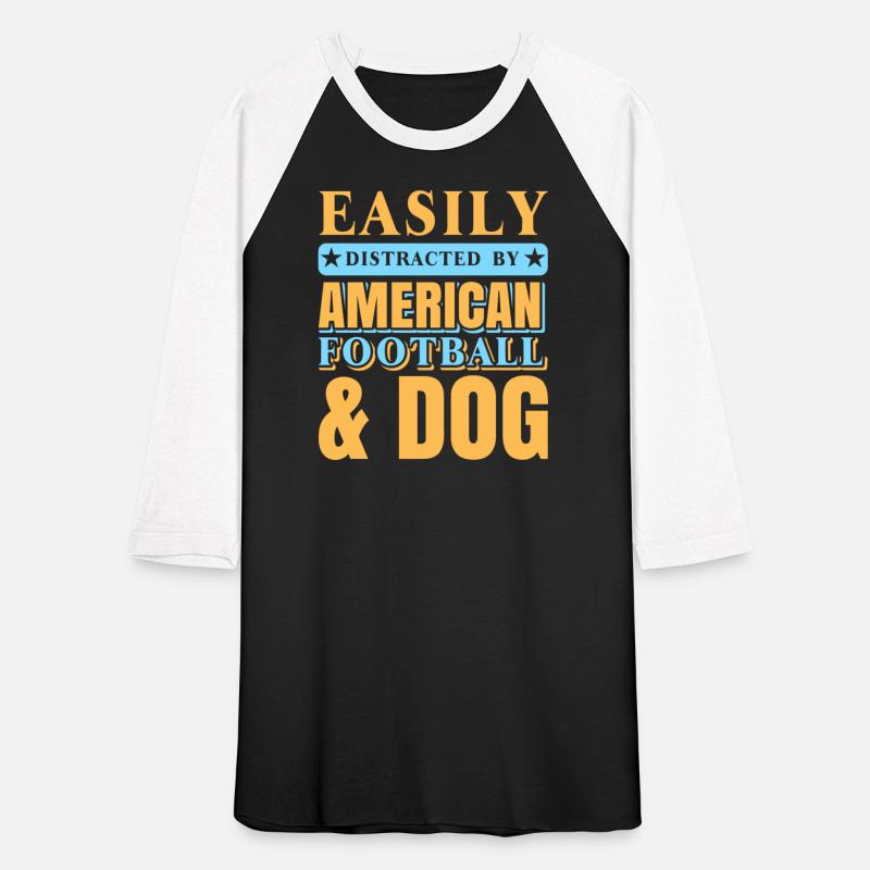 Easily Distracted By American Football and dog