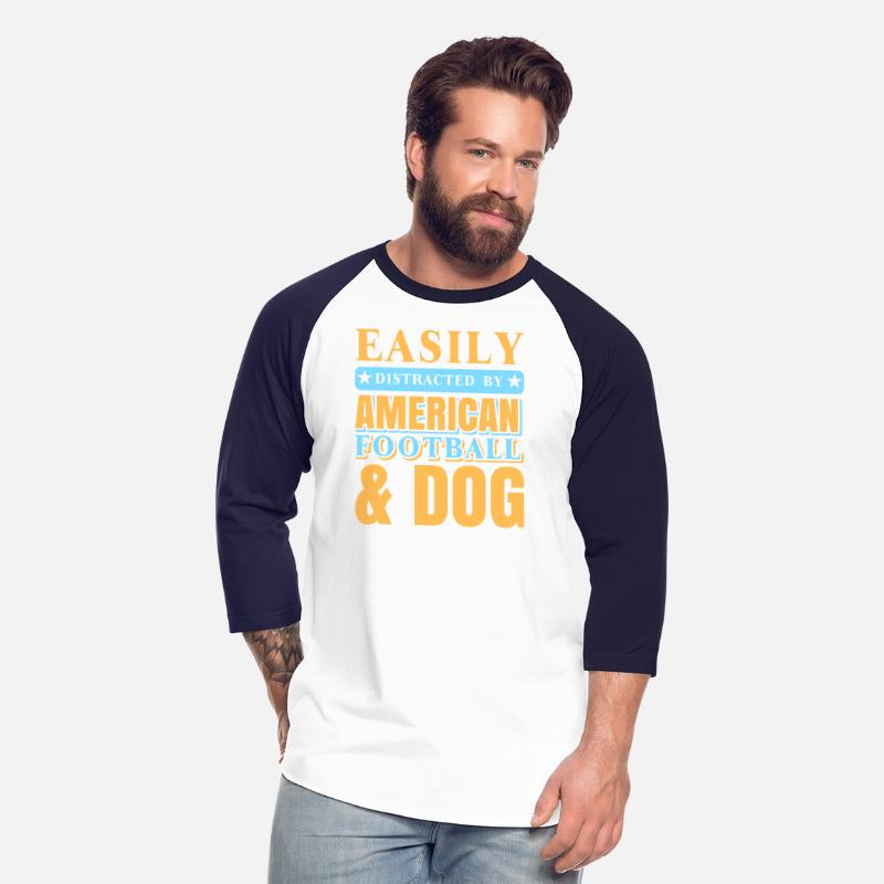 Easily Distracted By American Football and dog