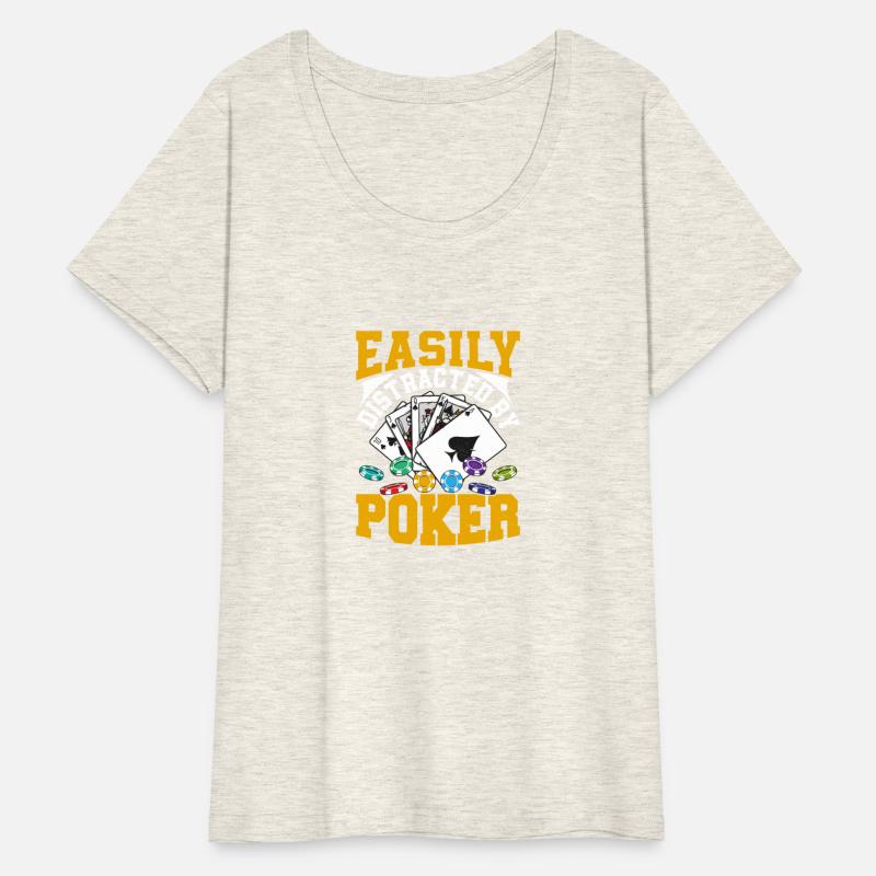 Easily Distracted By Poker Card Player Gambling