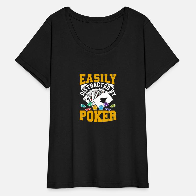 Easily Distracted By Poker Card Player Gambling