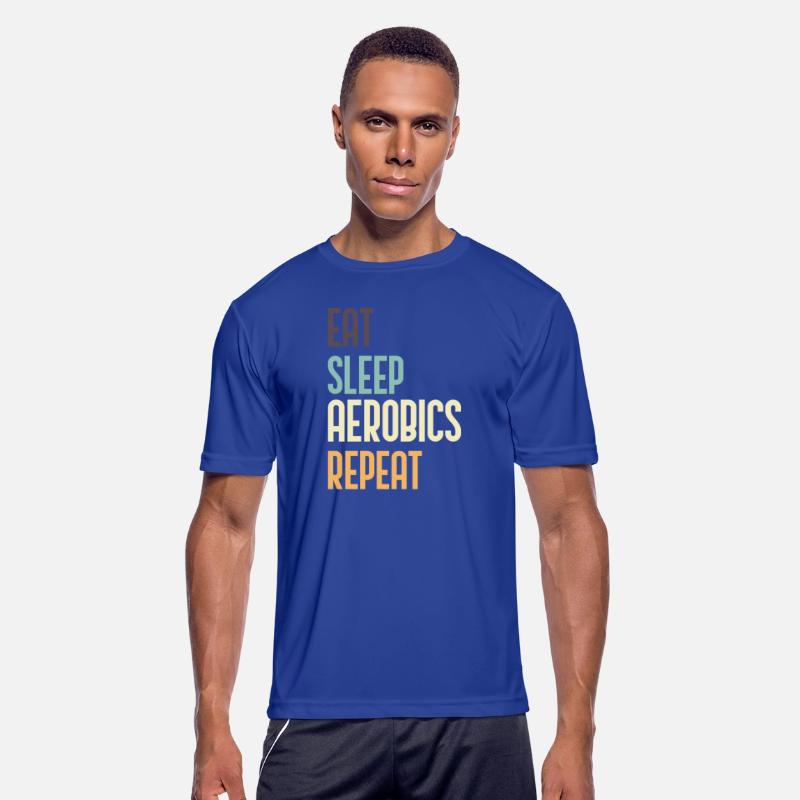Eat Sleep Aerobics Repeat Funny