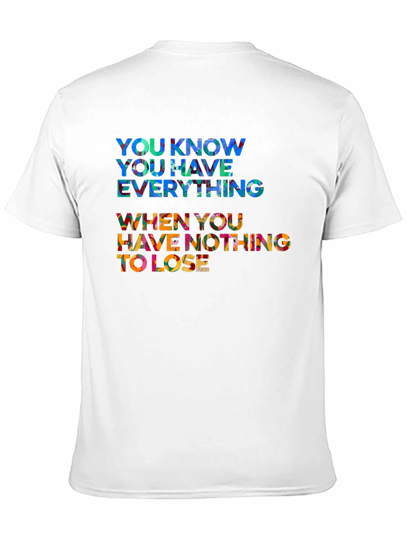 Inspirational Quote Black T-Shirt
