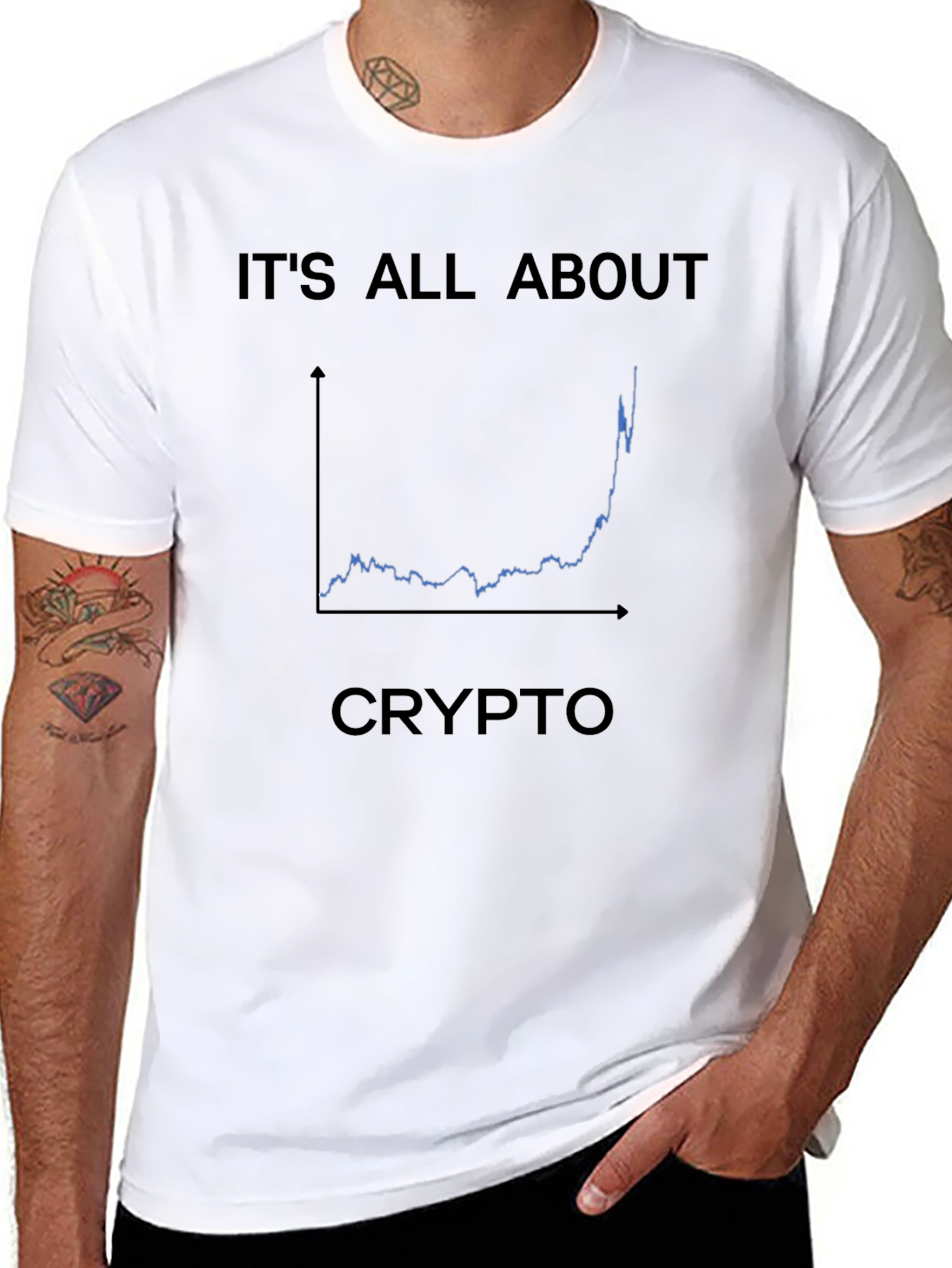 Crypto Chart T-Shirt - Its All About Crypto!