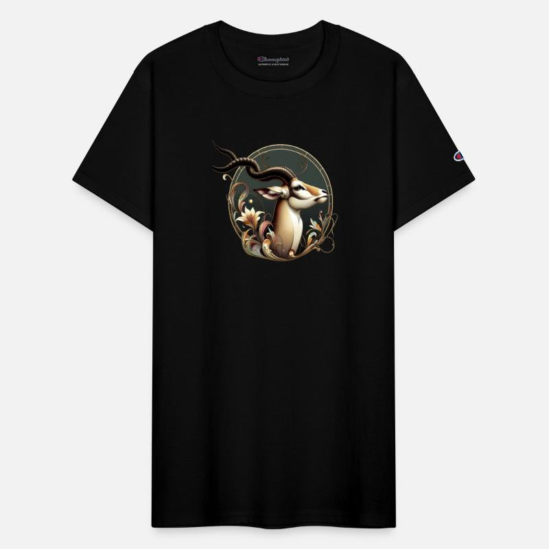 Elegant Antelope in Art Nouveau Style