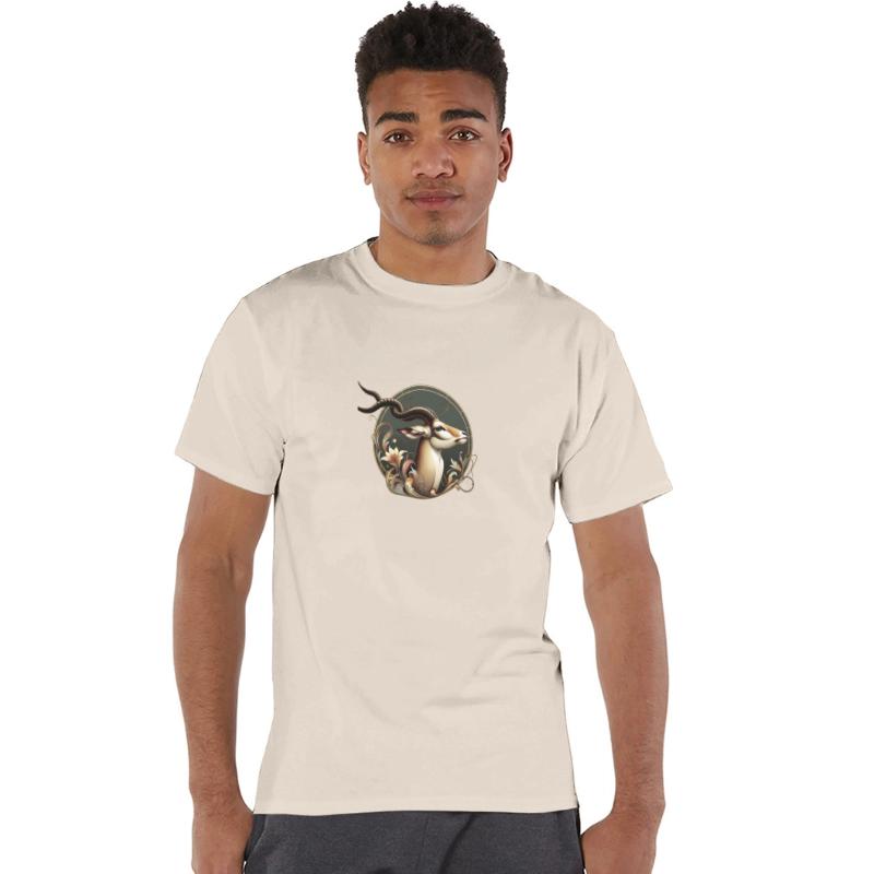 Elegant Antelope in Art Nouveau Style