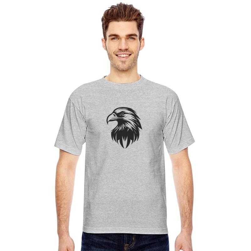 Elegant Eagle Logo In Tattoo Style